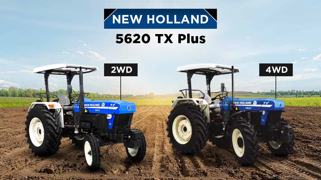 Top Tractors Under 70 HP in India - New Holland 5620 TX Plus