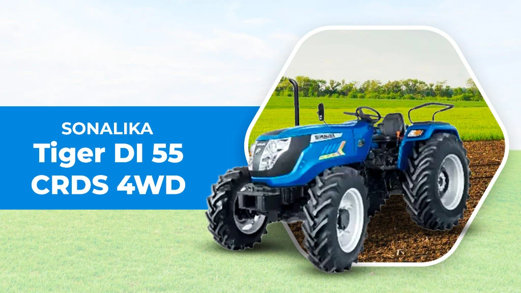 Trem IV Tractors in India - Sonalika Tiger DI 55 CRDS 4WD