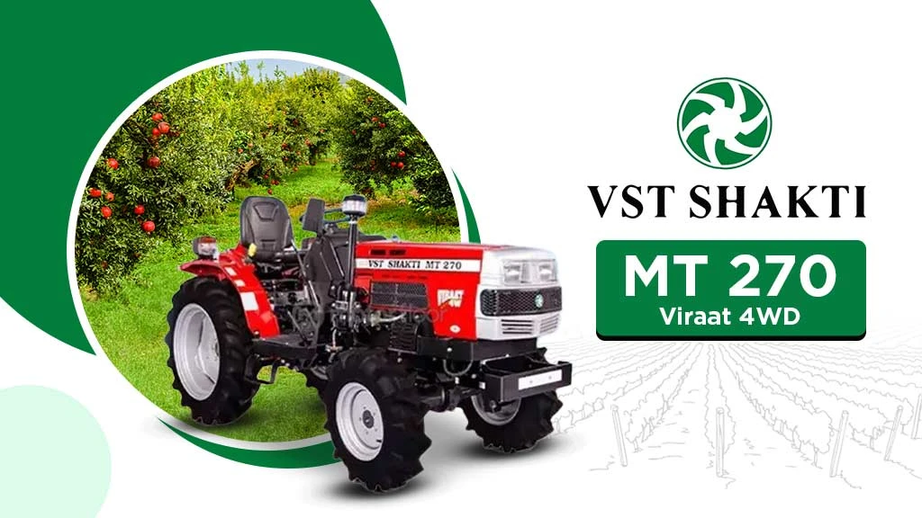 Top VST Mini Tractors - VST Shakti MT 270 Viraat 4WD