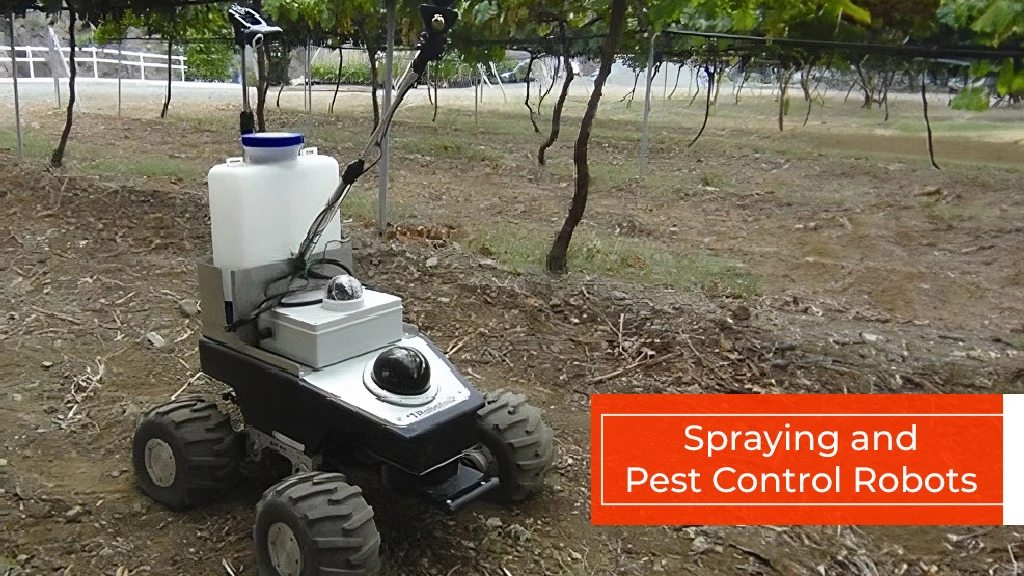 Agriculture Robot Types - Spraying and Pest Control Robots