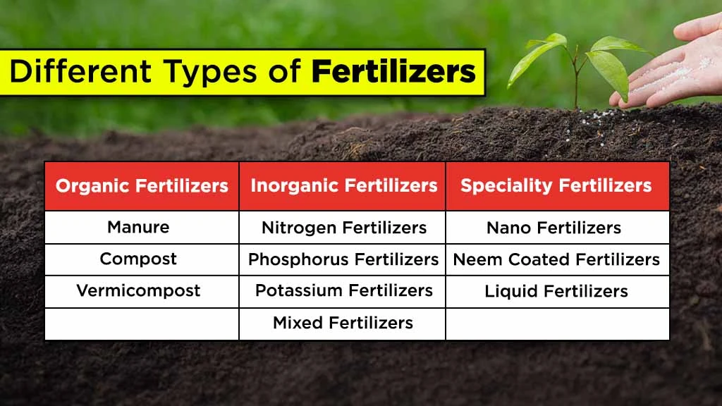 Different Types of Fertilizers