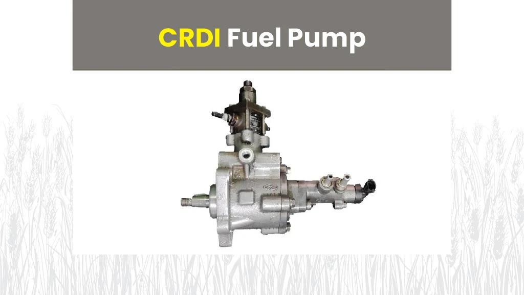 Fuel Pump Types - Common Rail Direct Injection