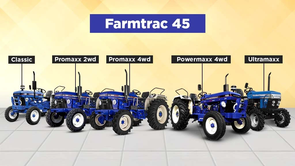 Top Under 50 HP Tractors - Farmtrac 45