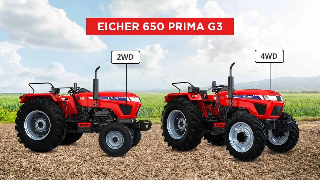 Top Under 60 HP Tractors - Eicher 650 Prima G3