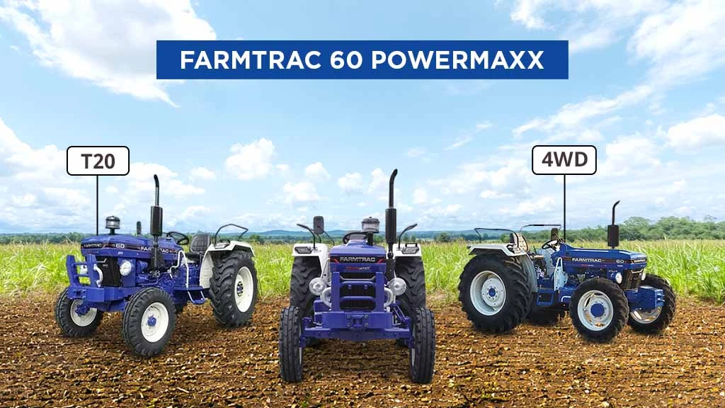 Top Under 60 HP Tractors - Farmtrac 60 Powermaxx