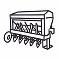 Roto Seed Drill Implement