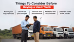 Things To Consider Before Buying a Used Truck Article