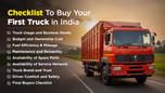 Checklist To Buy Your First Truck in India Article