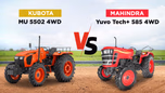 Find the Perfect Tractor: Kubota MU 5502 4WD Vs. Mahindra Yuvo Tech+ 585 4WD Article