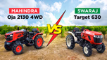 Mahindra Oja 2130 4WD Vs Swaraj Target 630: Feature-rich Mini Tractor for Indian Agriculture Article