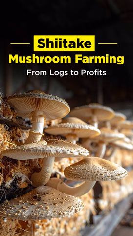 How to Grow Shiitake Mushrooms Farming in India Video