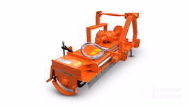 फार्मकिंग साइड शिफ्टिंग FKRT200 SS रोटावेटर इम्प्लीमेंट