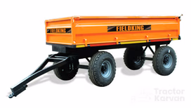 फील्डकिंग FKAT4WNT-E-9T ट्रैक्टर ट्रेलर इम्प्लीमेंट