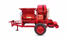 Shree Ganesh Castor Thresher (Tyre) Thresher Implement