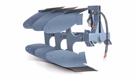 Shreeji 3FH42510 Hydraulic Reversible MB Plough Implement