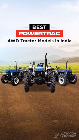 Best Powertrac 4WD Tractor Models in India heading Video