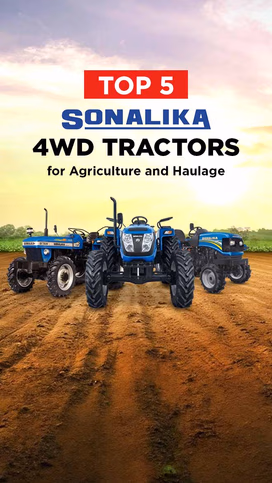 Top 5 Best Sonalika 4WD Tractors for Agriculture and Haulage Video