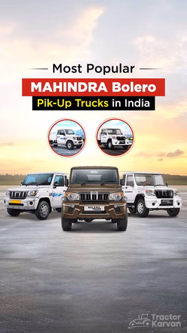Most Popular Mahindra Bolero Pik-Up Trucks in India Video