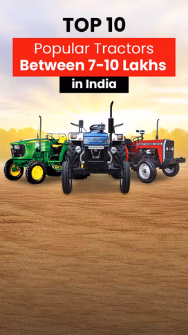 Top 10 Popular Tractors Between 7-10 Lakhs in India Video