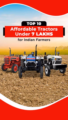 Top 10 Affordable Tractors Under 7 Lakh in India Video