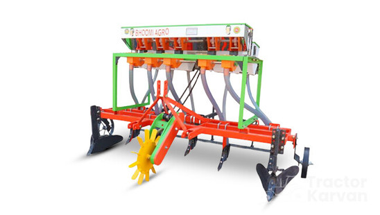 Bhoomi Agro Broad Bed BABBF04 Multi Crop Row Planter Implement