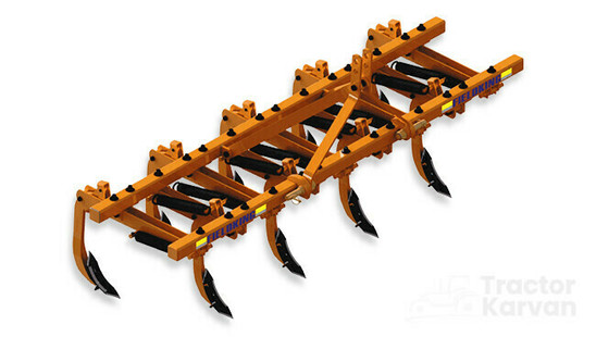 Fieldking Medium Duty Spring Loaded FKSLOM-11 Cultivator Implement Fieldking Medium Duty Spring Loaded FKSLOM-11 Cultivator Implement