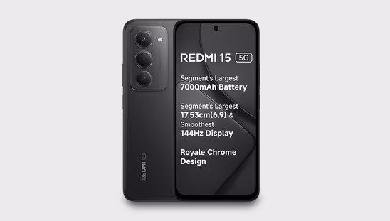 Redmi 15 5G Midnight-Black-256-GB-8-GB