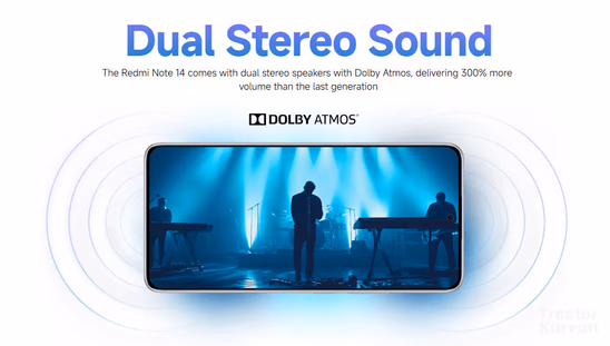Redmi Note 14 5G - Dual Stereo Sound