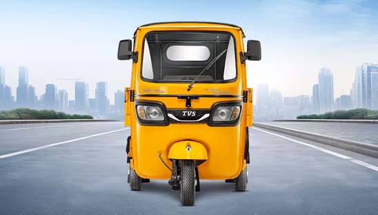 Tvs King Kargo ZK FI-4S CNG - Golden Yellow Front