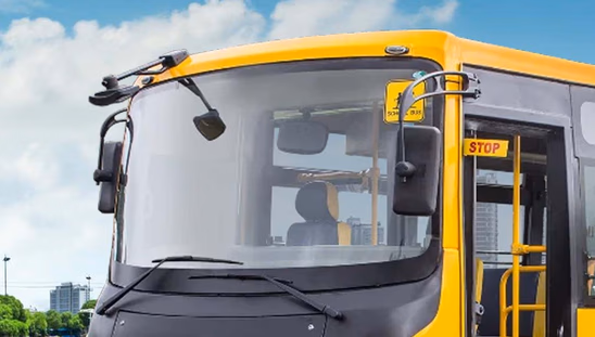 Force School Bus 4020WB - Windshield