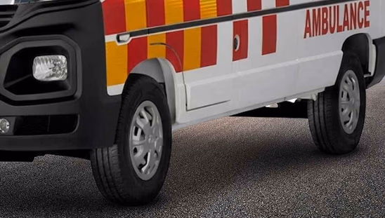 Tata Winger Ambulance-Tyre