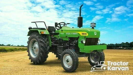 Indo Farm 2042 DI Tractor in Farm