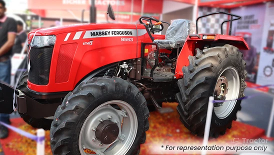 Massey Ferguson 9563 Smart 4WD Tractor in Farm