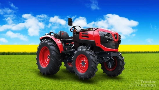 Mahindra OJA 3132 4WD Tractor in Farm