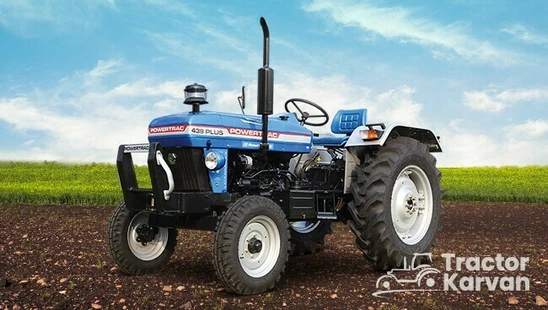 Powertrac 439 Plus Loadmaxx Tractor in Farm