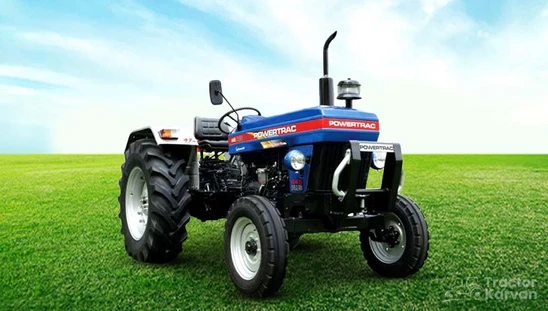 Powertrac 445 Plus Tractor in Farm