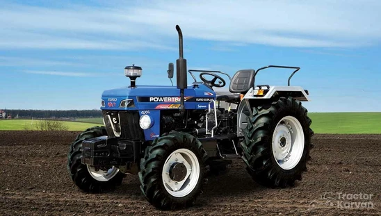 Powertrac Euro 50 Plus Next 4WD Tractor in Farm