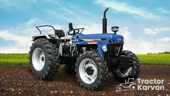 Powertrac Euro 55 Next 4WD Tractor in Farm