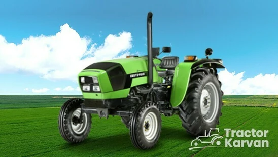 Same Deutz Fahr Agrolux 80 Profiline Tractor in Farm