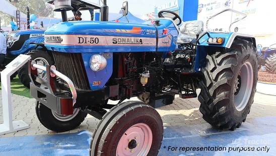 Sonalika Sikander DI 50 DLX 16+4 Tractor in Farm