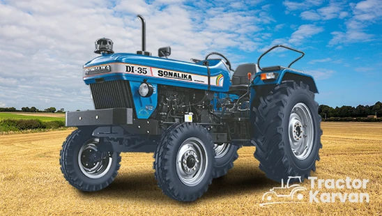 Sonalika DI 35 Tractor in Farm