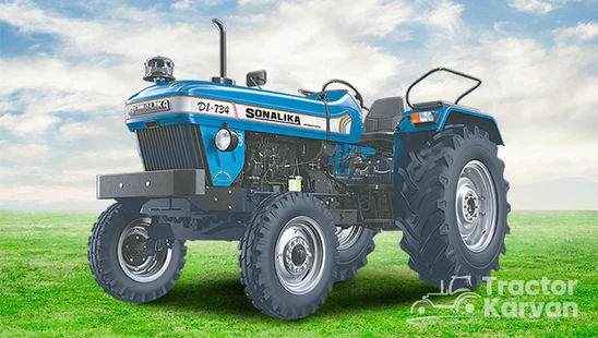 Sonalika DI 734 Tractor in Farm