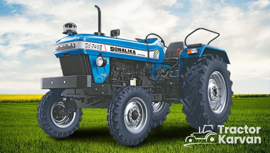 Sonalika DI 740 III Tractor in Farm