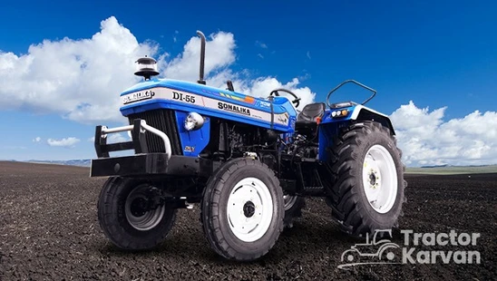 Sonalika Sikander DI 55 DLX Tractor in Farm