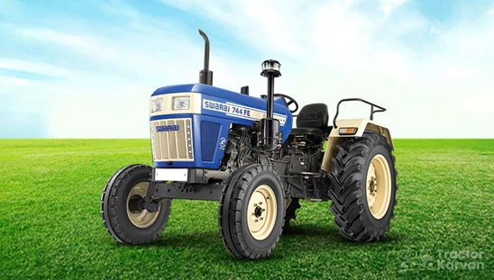 Swaraj 744 FE Tractor in Farm