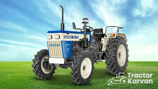 Swaraj 744 FE 4WD Tractor in Farm