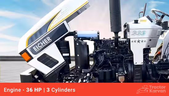 Eicher 333 Super Plus - Engine