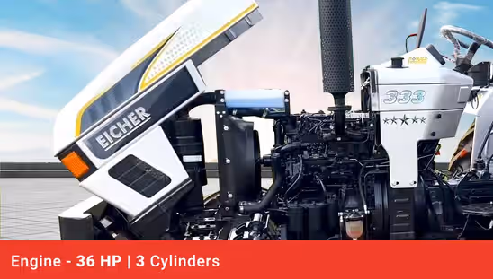 Eicher 333 Super Plus  - Engine