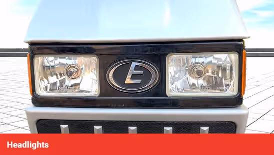 Eicher 333 Super Plus - Headlights