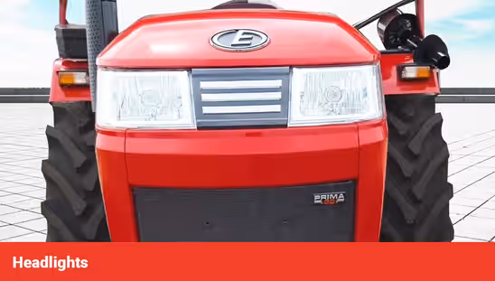 Eicher 557 Prima G3 4WD - Headlights